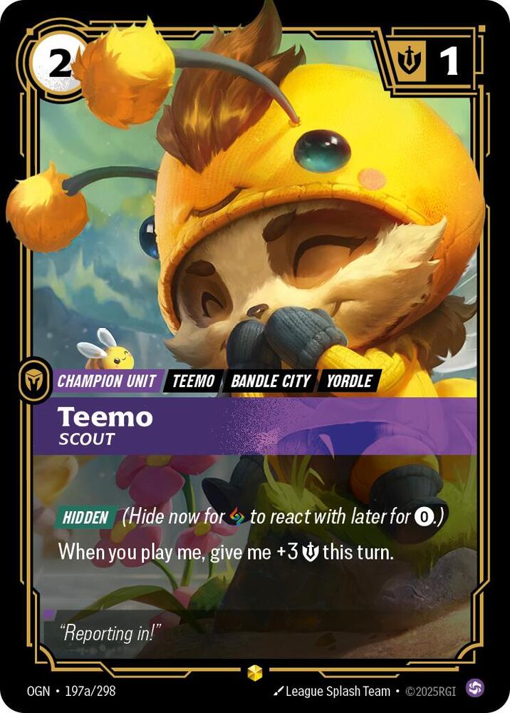 Teemo - Scout (Alternate Art) (197a/298) [Origins]