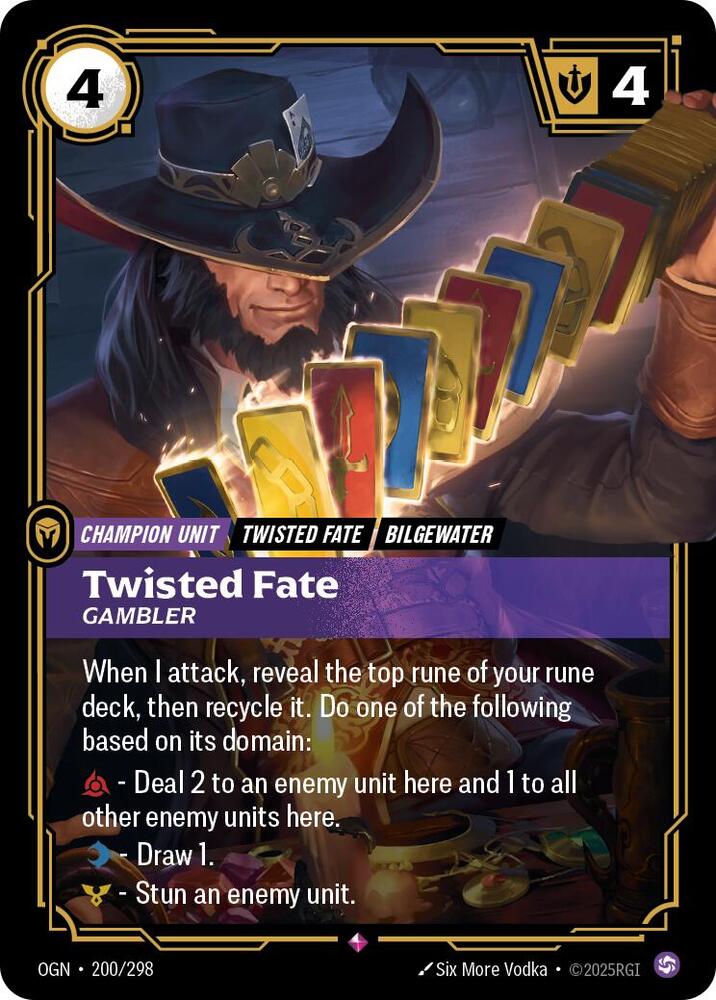 Twisted Fate - Gambler (200/298) [Origins]