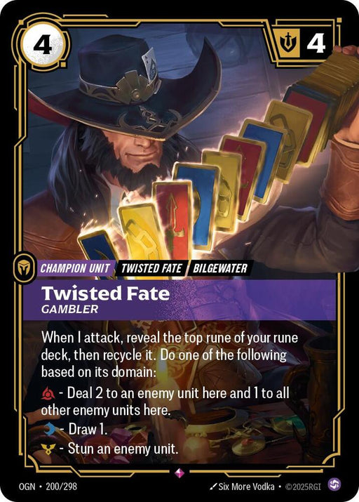 Twisted Fate - Gambler (200/298) [Origins]