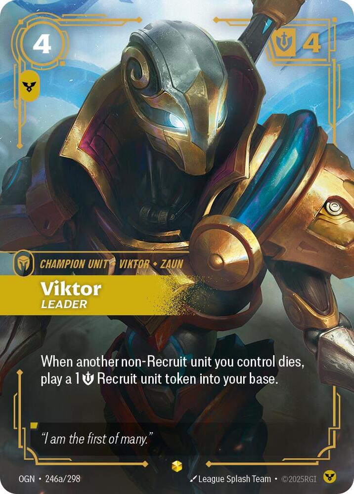 Viktor - Leader (Alternate Art) (246a/298) [Origins]