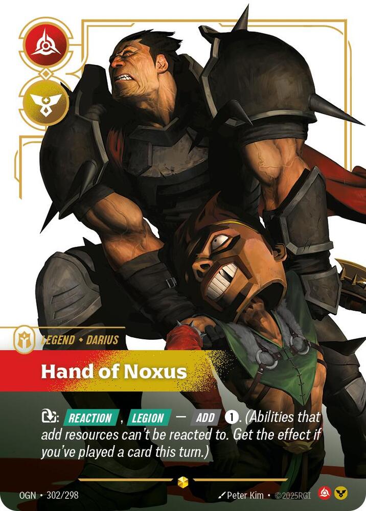 Darius - Hand of Noxus (Showcase) (302/298) [Origins]