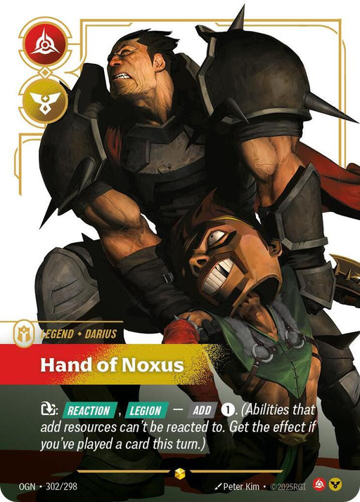 Darius - Hand of Noxus (Showcase) (302/298) [Origins]