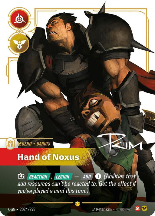 Darius - Hand of Noxus (Alternate Art) (302*/298) [Origins]