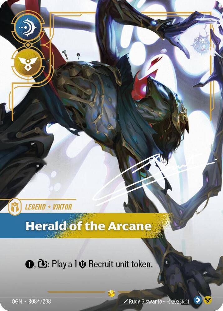 Viktor - Herald of the Arcane (Alternate Art) (308*/298) [Origins]