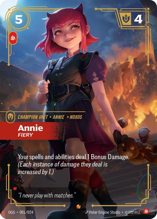 Annie - Fiery (001/024) [Origins: Proving Grounds]