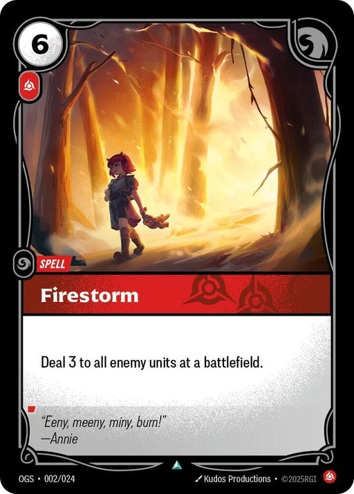 Firestorm (002/024) [Origins: Proving Grounds]