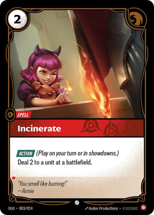 Incinerate (003/024) [Origins: Proving Grounds]