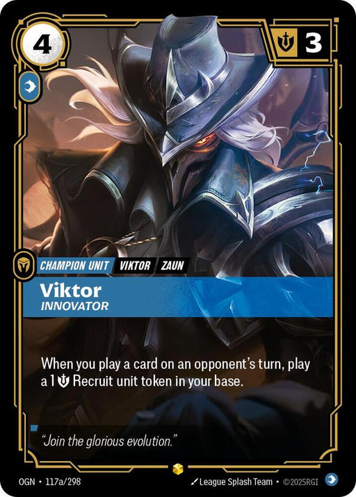 Viktor - Innovator (Alternate Art) (117a/298) [Origins]