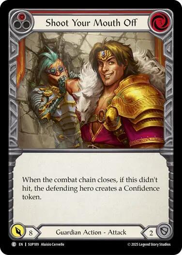 Shoot Your Mouth Off (Red) (SUP189) [Super Slam]