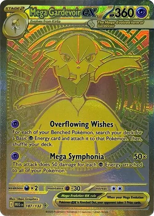 Mega Gardevoir ex - 187/132 [ME01: Mega Evolution]