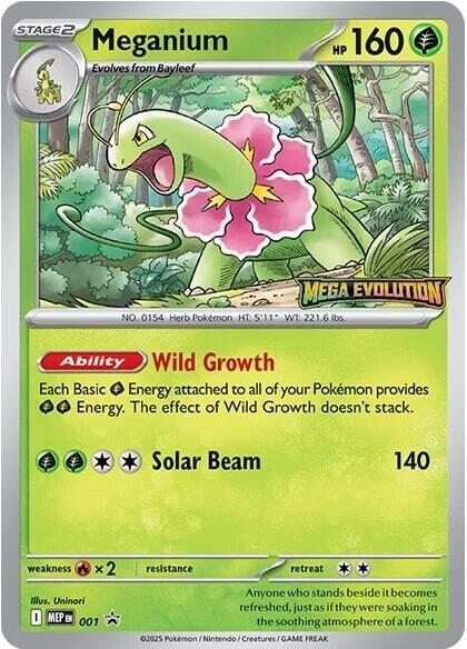 Meganium - 001 [ME: Mega Evolution Promo]