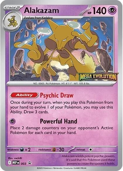 Alakazam - 003 (003) [ME: Mega Evolution Promo]