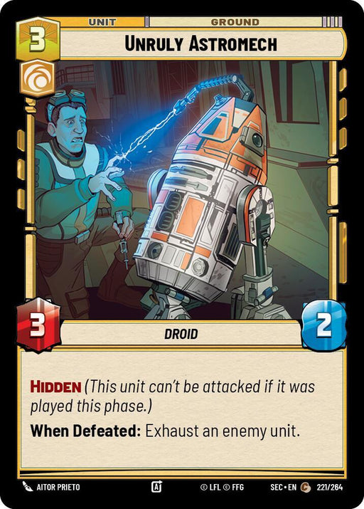 Unruly Astromech (221/264) [Secrets of Power]
