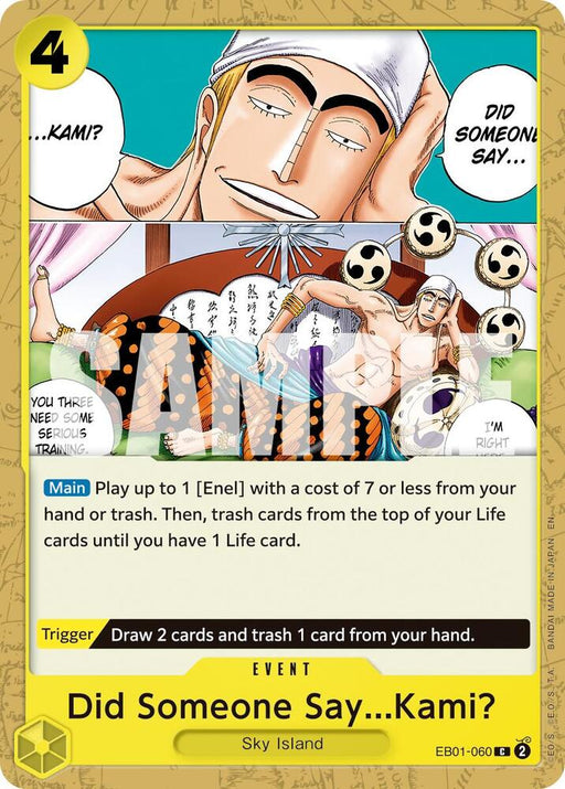 Did Someone Say...Kami? (Reprint) (EB01-060) [Premium Booster -The Best- Vol. 2]