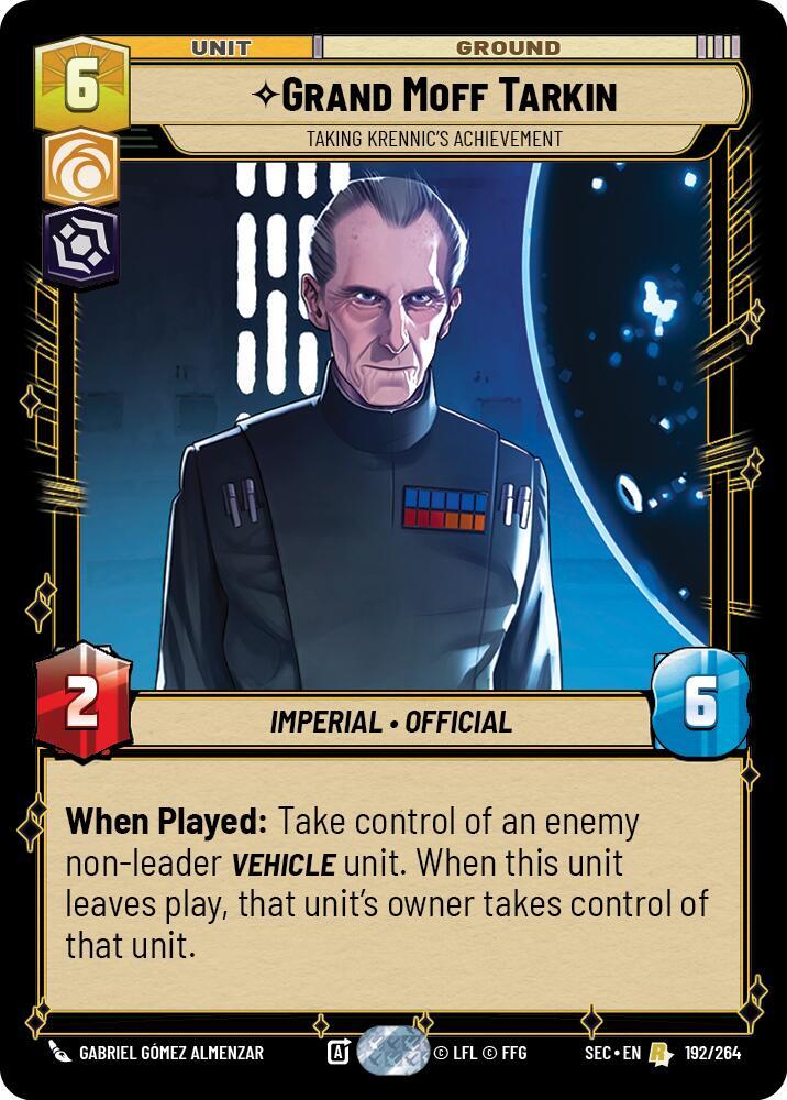 Grand Moff Tarkin - Taking Krennic's Achievement (192/264) [Secrets of Power]