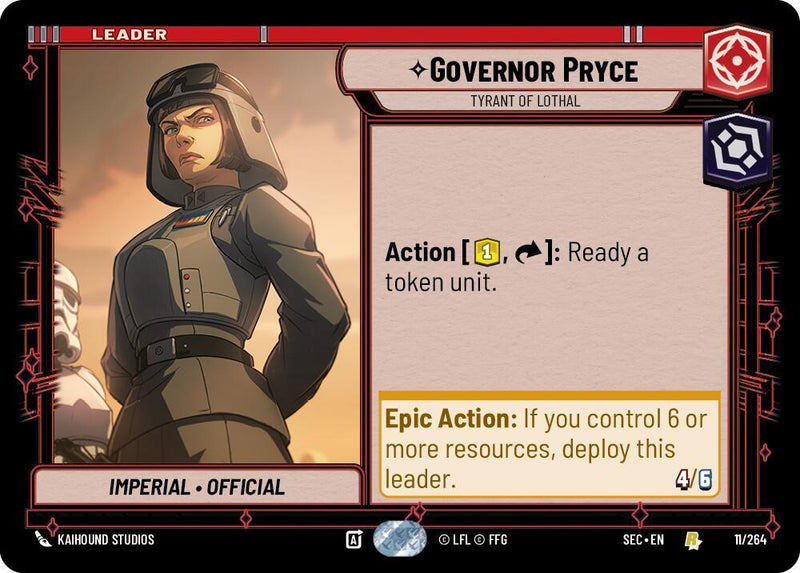 Governor Pryce - Tyrant of Lothal (11/264) [Secrets of Power]