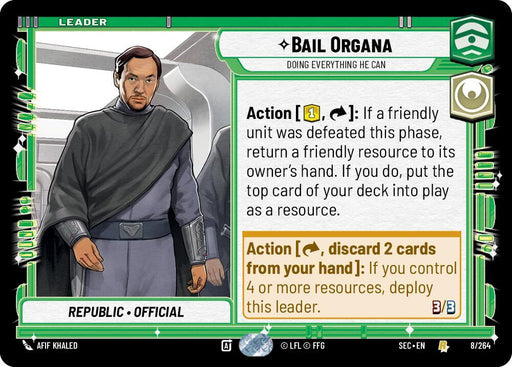 Bail Organa - Doing Everything He Can (8/264) [Secrets of Power]