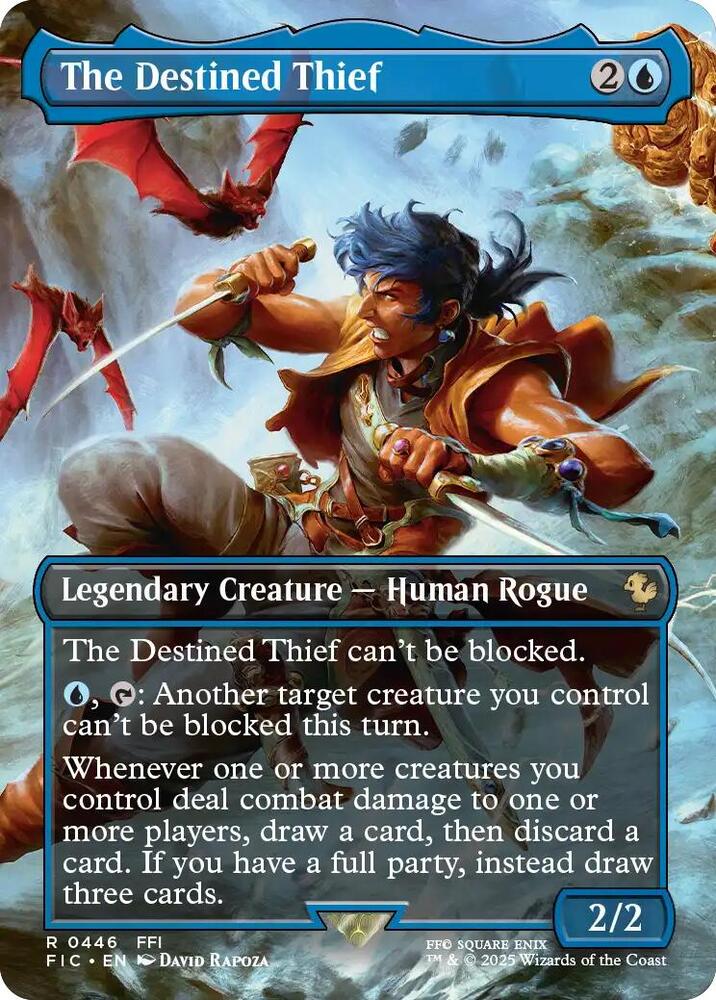 The Destined Thief (Borderless) (446) [Final Fantasy Commander]