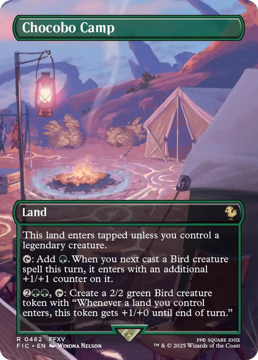 Chocobo Camp (Borderless) (462) [Final Fantasy Commander]