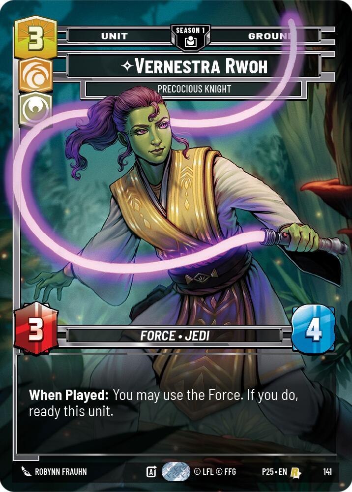 Vernestra Rwoh - Precocious Knight (141) [Sector and Regional Promos: Season 1]