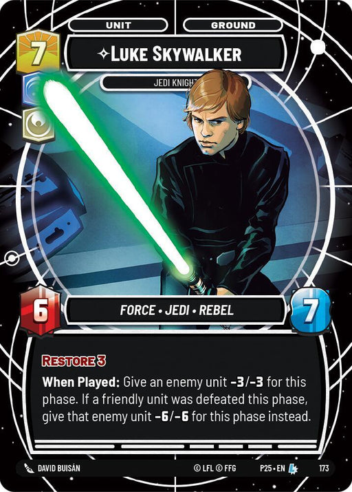 Luke Skywalker - Jedi Knight (173) [Sector and Regional Promos: Season 1]