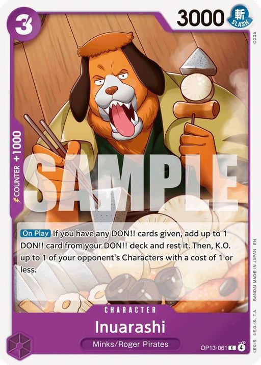 Inuarashi (OP13-061) [Carrying On His Will]