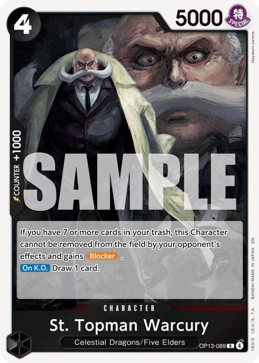 St. Topman Warcury (OP13-089) [Carrying On His Will]