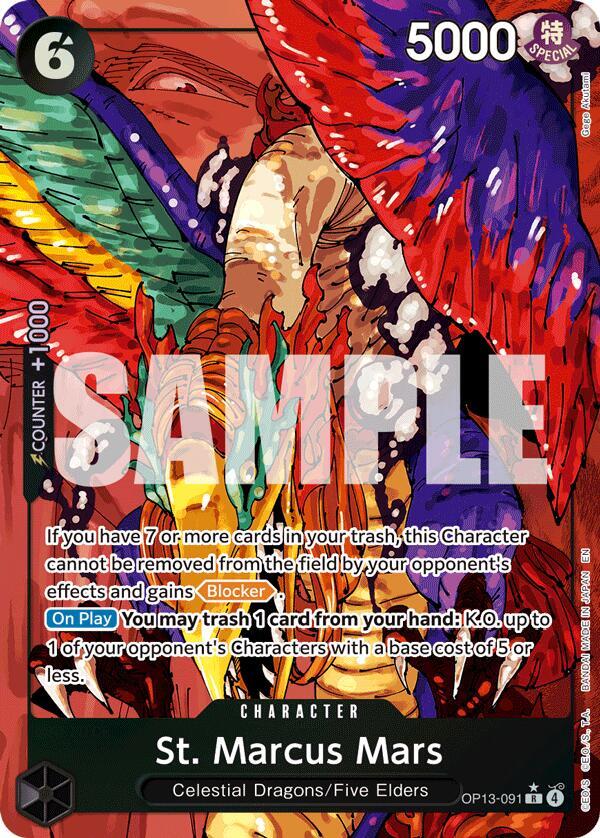 St. Marcus Mars (Alternate Art) (OP13-091) [Carrying On His Will]