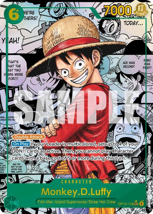 Monkey.D.Luffy (118) (Super Alternate Art) (OP13-118) [Carrying On His Will]