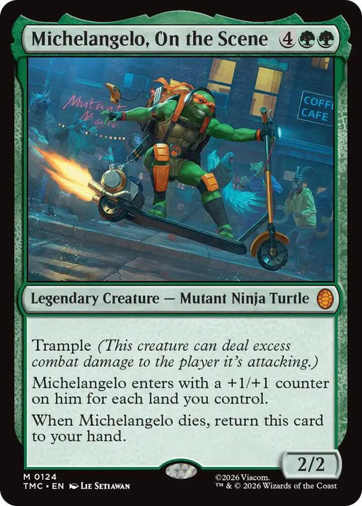 Michelangelo, On the Scene (124) [Teenage Mutant Ninja Turtles Commander]