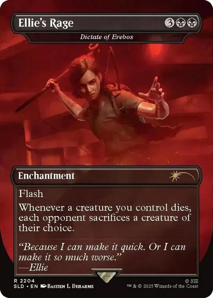 Ellie's Rage - Dictate of Erebos (2204) [Secret Lair Drop]