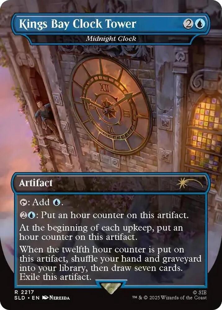 Kings Bay Clock Tower - Midnight Clock (2217) [Secret Lair Drop]