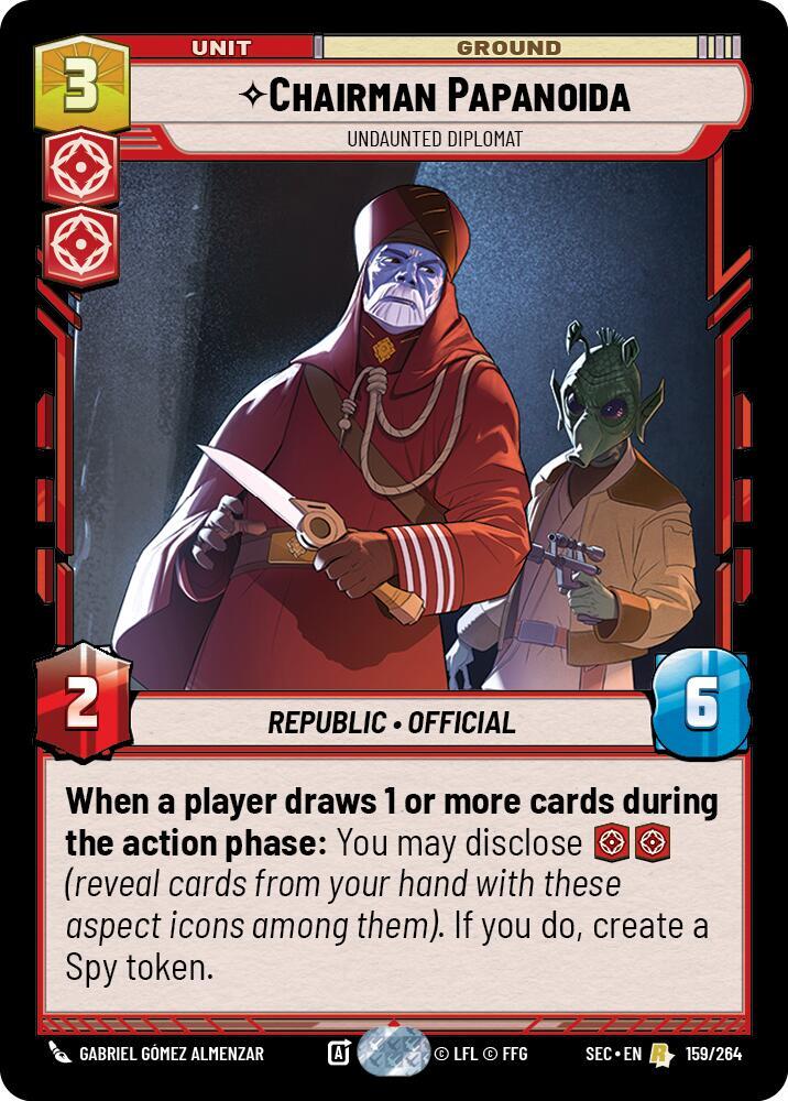 Chairman Papanoida - Undaunted Diplomat (159/264) [Secrets of Power]