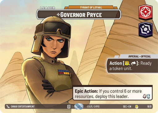 Governor Pryce - Tyrant of Lothal (Showcase) (1026) [Secrets of Power]
