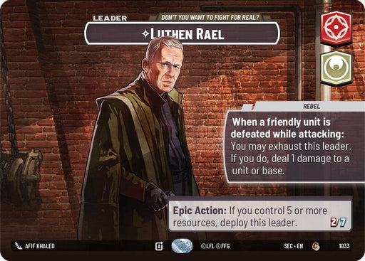 Luthen Rael - Don't You Want To Fight For Real? (Showcase) (1026) [Secrets of Power]