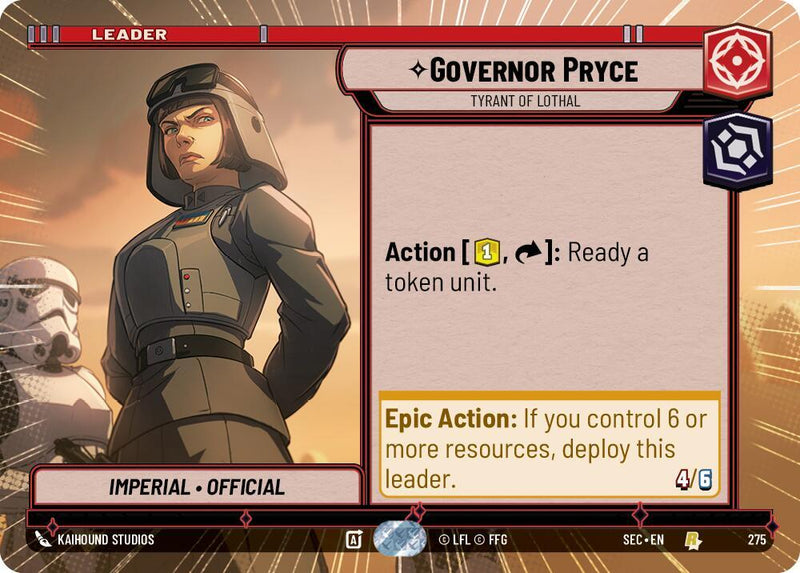 Governor Pryce - Tyrant of Lothal (Hyperspace) (275) [Secrets of Power]