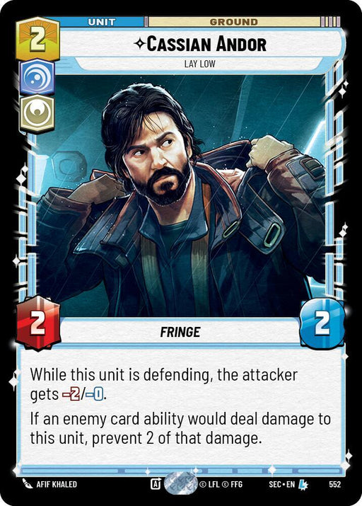 Cassian Andor - Lay Low (Foil) (552) [Secrets of Power]