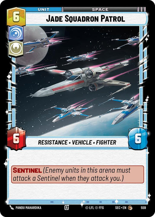 Jade Squadron Patrol (Foil) (559) [Secrets of Power]