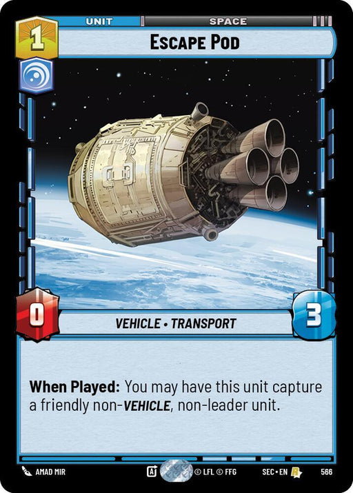 Escape Pod (Foil) (566) [Secrets of Power]