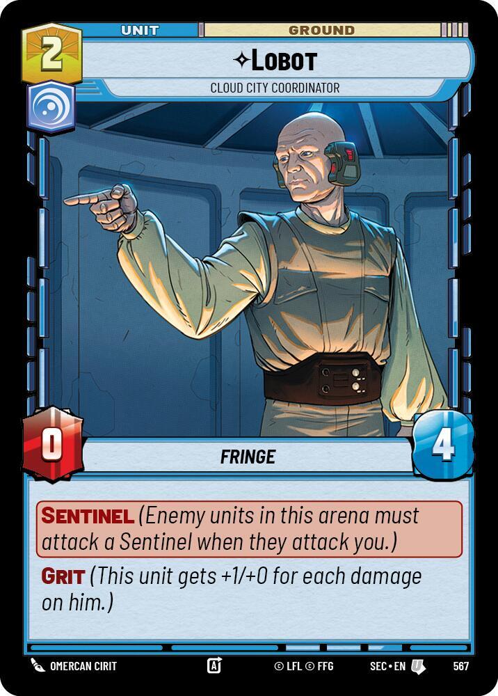 Lobot - Cloud City Coordinator (Foil) (567) [Secrets of Power]