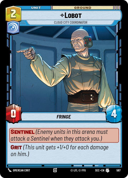 Lobot - Cloud City Coordinator (Foil) (567) [Secrets of Power]