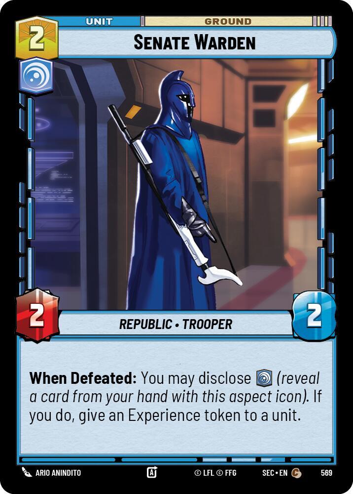 Senate Warden (Foil) (569) [Secrets of Power]