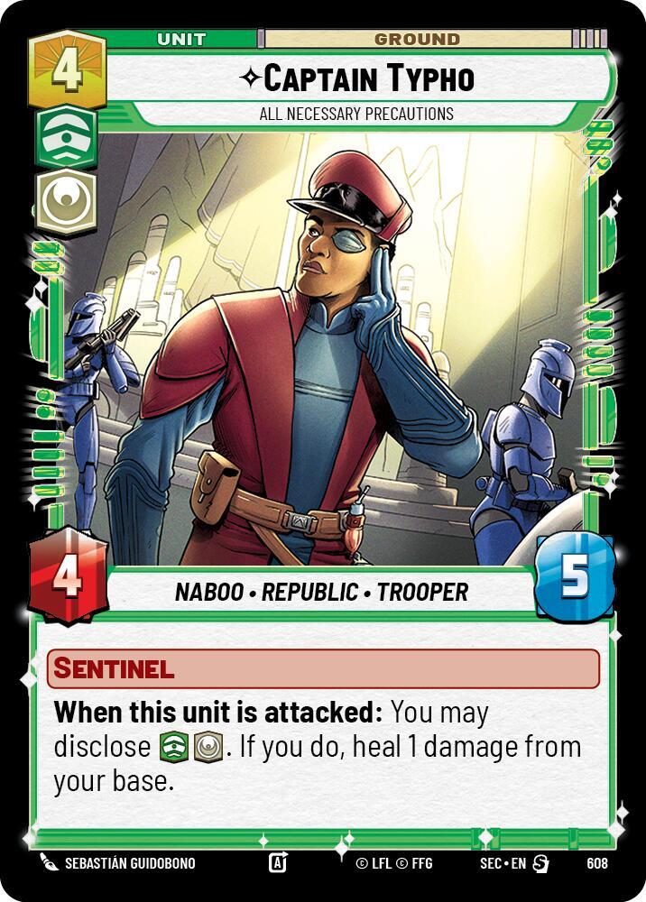 Captain Typho - All Necessary Precautions (Foil) (608) [Secrets of Power]
