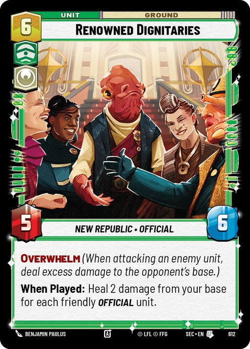 Renowned Dignitaries (Foil) (612) [Secrets of Power]