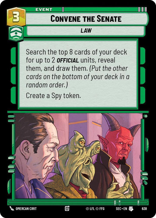 Convene the Senate (Foil) (638) [Secrets of Power]