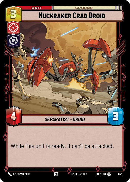 Muckraker Crab Droid (Foil) (645) [Secrets of Power]
