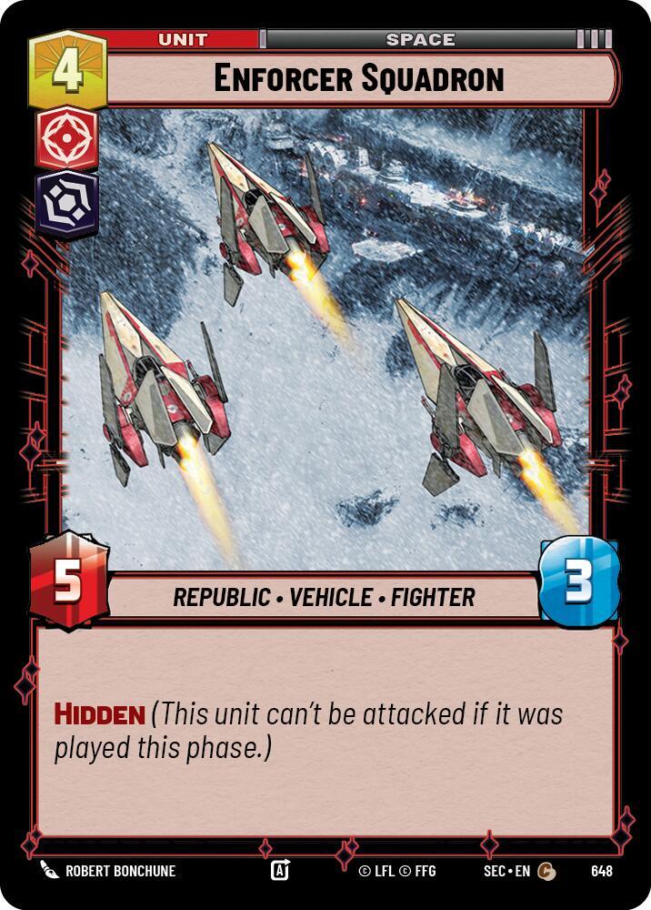 Enforcer Squadron (Foil) (648) [Secrets of Power]