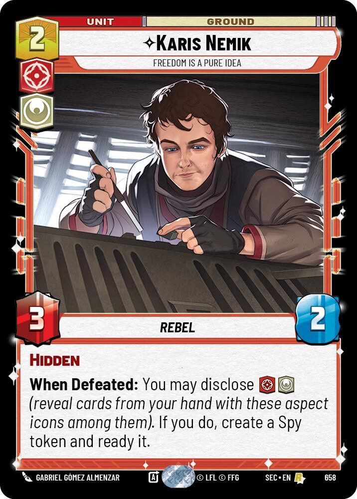 Karis Nemik - Freedom is a Pure Idea (Foil) (658) [Secrets of Power]