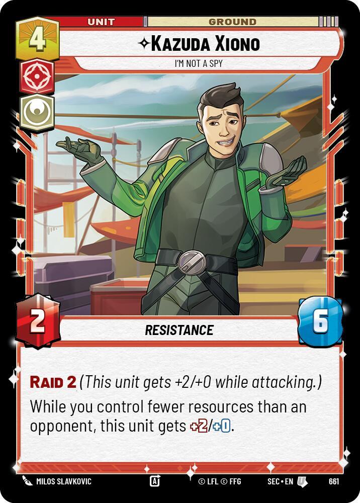 Kazuda Xiono - I'm Not A Spy (Foil) (661) [Secrets of Power]