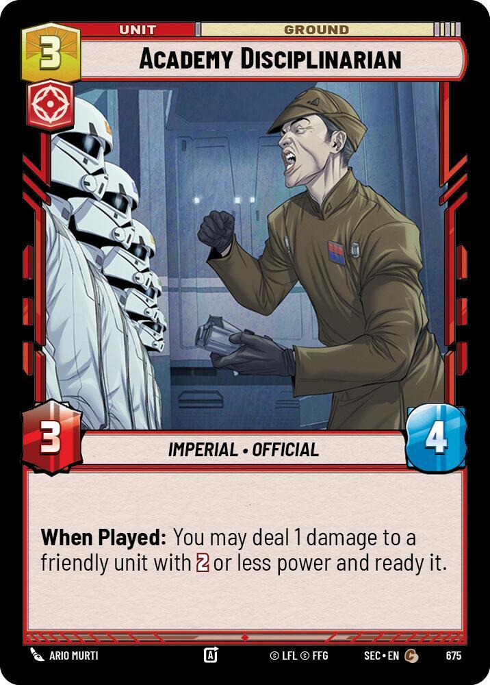 Academy Disciplinarian (Foil) (675) [Secrets of Power]